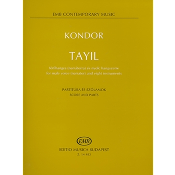 Tayil for male voice (narrator) and eight instruments