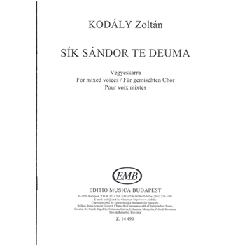 Sik Sandor te Deuma for mixed voices