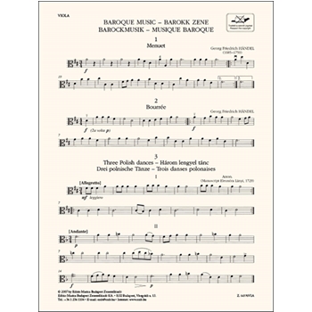 Baroque Music For three violins and cello or string quartet or children-s string orchestra