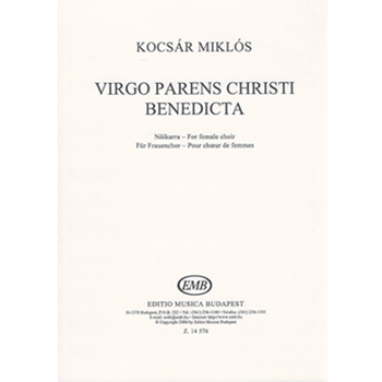 Virgo parens Christi benedicta for female choir