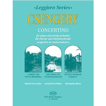 Concertino for piano and string orchestra Reduction for two pianos
