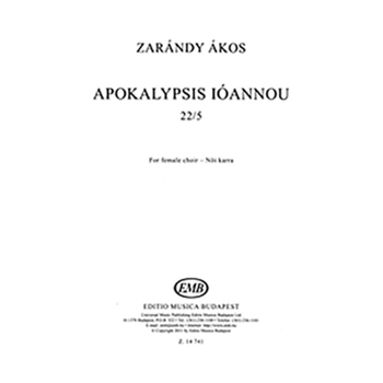 Apokalypsis Ioannou (22/5) for female choir