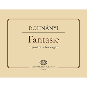 Fantasie for organ First edition