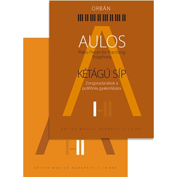 Aulos Vol.I-II +CD Piano Pieces for Advanced Players to Practise Poliphony