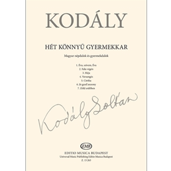 Het konnyu gyermekkar Magyar nepdalok es gyermekdalok