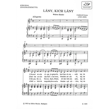 Lany, kicsi lany... korusdal zongorakiserettel