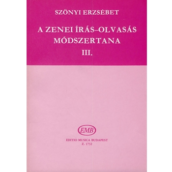 A zenei iras-olvasas modszertana Vol.3