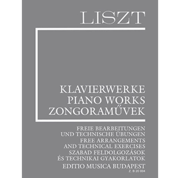 Free Arrangements and Technical Exercises Liszt, Works for Piano Solo, Supplementary vol. 16