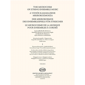 The Microcosm of String Ensemble Music Vol.1 based on Bela Bartok's Mikrokosmos - Elementary (first position)