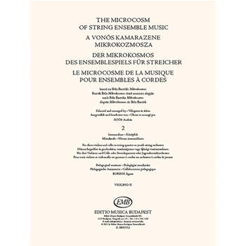 The Microcosm of String Ensemble Music Vol.2 based on Bela Bartok's Mikrokosmos - Intermediate
