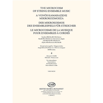 The Microcosm of String Ensemble Music Vol.4 based on Bela Bartok's Mikrokosmos for string orchestra