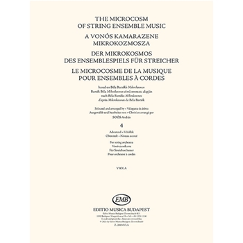 The Microcosm of String Ensemble Music Vol.4 based on Bela Bartok's Mikrokosmos for string orchestra
