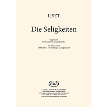 Die Seligkeiten for mixed voices with baritone solo and organ accompaniment