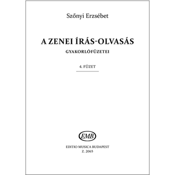 A zenei iras-olvasas gyakorlo fuzetei Vol.4