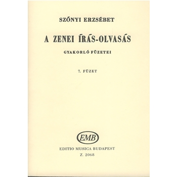 A zenei iras-olvasas gyakorlo fuzetei Vol.7