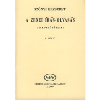 A zenei iras-olvasas gyakorlo fuzetei Vol.8