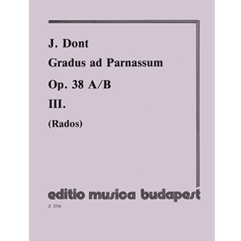 Gradus ad Parnassum Vol.3 30 intermediate exercises for violin with accompaniment of a second violin