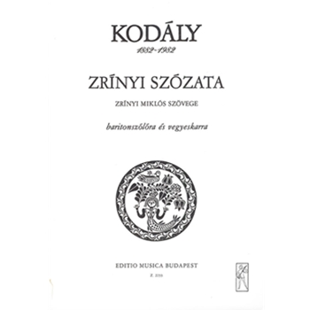 Hymn of Zrinyi for baritone solo and mixed choir