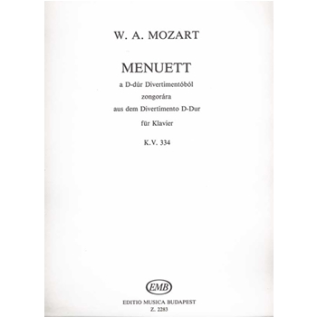Minuet from the Divertimento in D major (K 334)