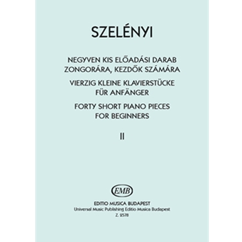 Forty Short Piano Pieces Vol.II for Beginners