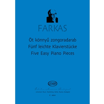 Five Easy Piano Pieces based on Hungarian folksongs from Moldavia