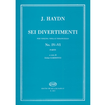 Sei divertimenti for violin, viola and violoncello No. 4-6