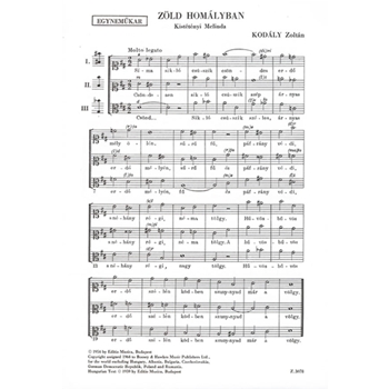 Zold homalyban - Sohaj - Hajnal a tenger partjan (from Tricinia)