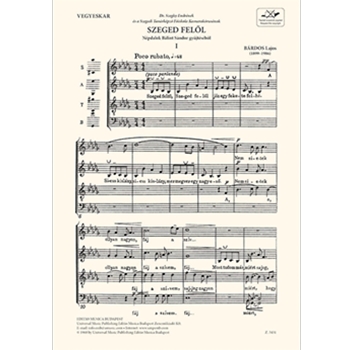 Szeged felol Folksongs from S. Balint's collection