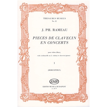 Pieces de clavecin en concerts Vol.1 pour violon (flute), viole (violoncelle ou 2. violon) et clavecin, Concert Nr. 1