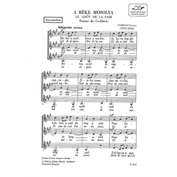 A beke mosolya (La gout de la paix)