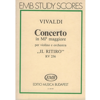 Concerto in mi bemolle maggiore 'II ritiro' per violino e orchestra d'archi e cembalo , RV. 256