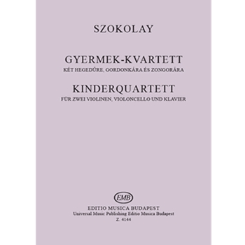 Children's Quartet for two violins, violoncello and piano