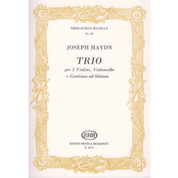 Trio for two violins, violoncello and continuo ad. lib. (Hob. V: G1)
