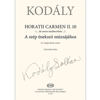 Horatii Carmen II.10 (... de aurea mediocritate)