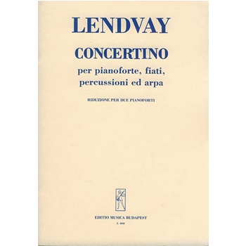 Concertino for piano solo, winds, percussion and harp