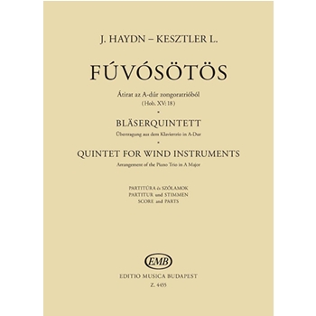 Quintet for wind instruments Arrangement of the Piano Trio in A Major (Hob. XV: 18)