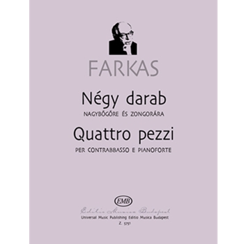 Quattro pezzi per contrabasso e pianoforte