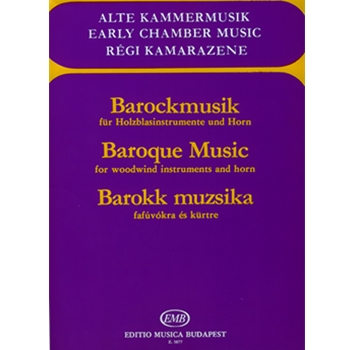 BAROQUE MUSIC for woodwind instruments and horn