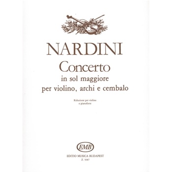 Concerto in sol maggiore per violino principale, archi e cembalo