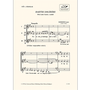 Bartok emlekere noi- vagy ferfikarra