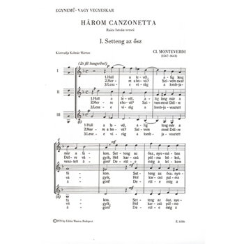 Harom canzonetta