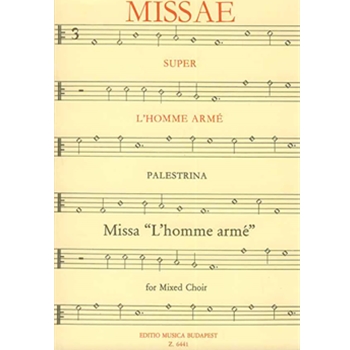 Missa L'homme arme for mixed chorus