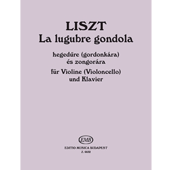 La lugubre gondola for violin (violoncello) and piano