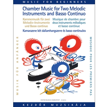Chamber Music for Two Melodic Instruments and Basso Continuo (for flute, violin, clarinet)