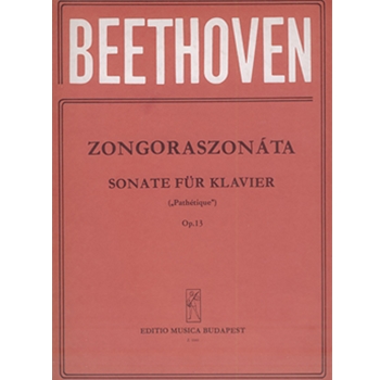 Sonatas for piano in separate editions C minor, 'Pathetique'