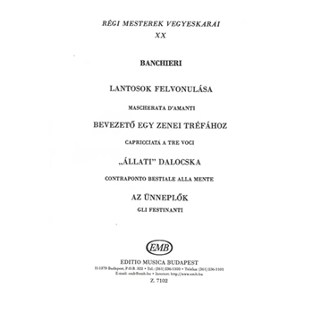 Old Masters' Mixed Choruses Vol.20