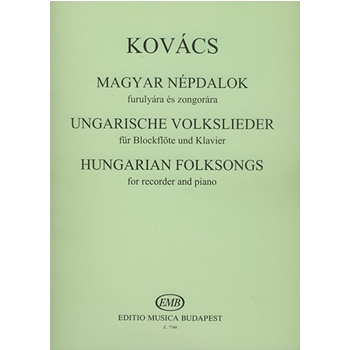 Hungarian Folksongs for recorder and piano