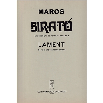 Lament for soprano and chamber orchestra