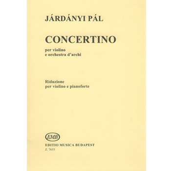 Concertino for violin and string orchestra