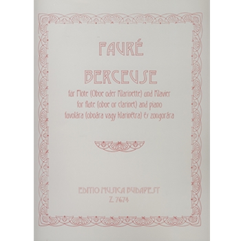 Berceuse for flute (oboe or clarinet) and piano